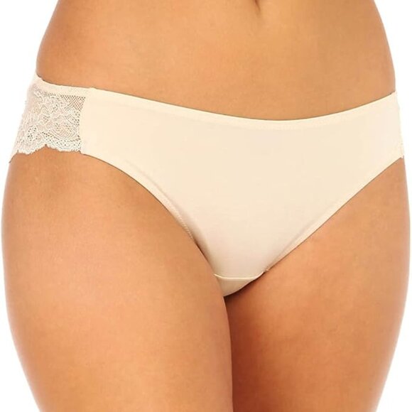Maidenform Women’s Comfort Devotion Lace Back Tanga Panty – Latte Lift Size M - Picture 3 of 4
